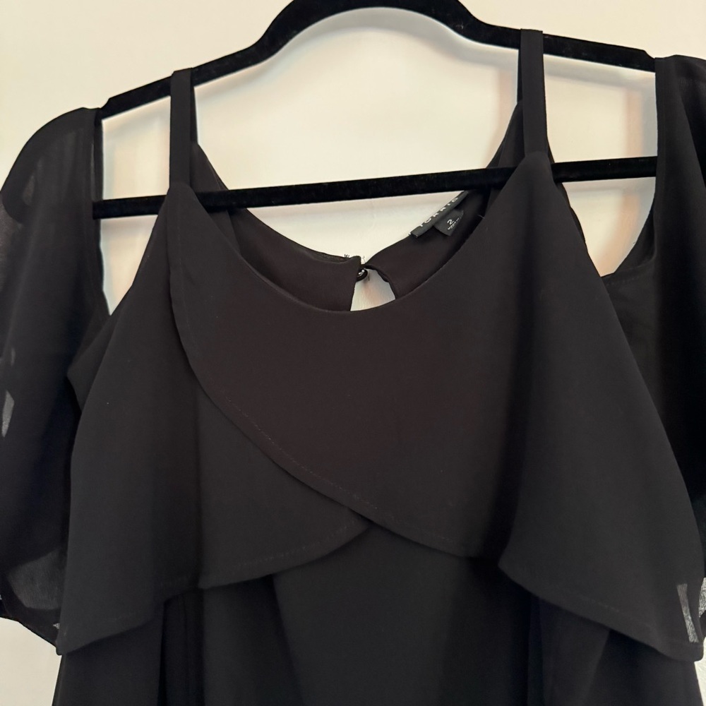 Torrid Black cold shoulder Dress size 2X - Picture 4 of 9